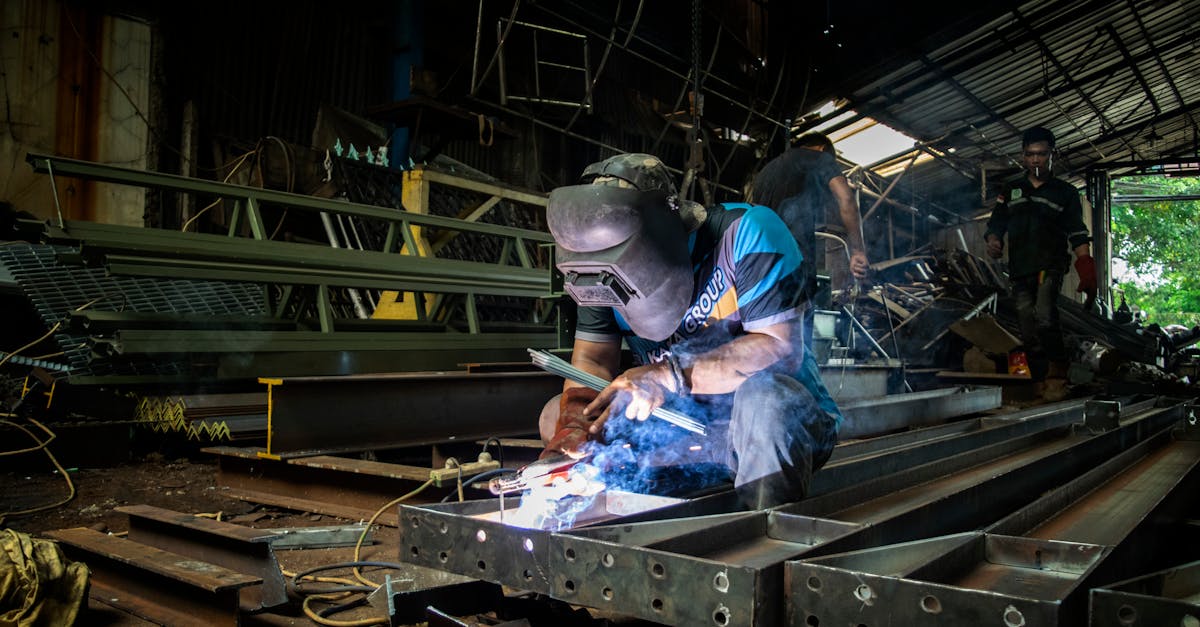 atelier de soudure professionnel offrant des services de qualité en soudage pour tous vos projets industriels et particuliers.